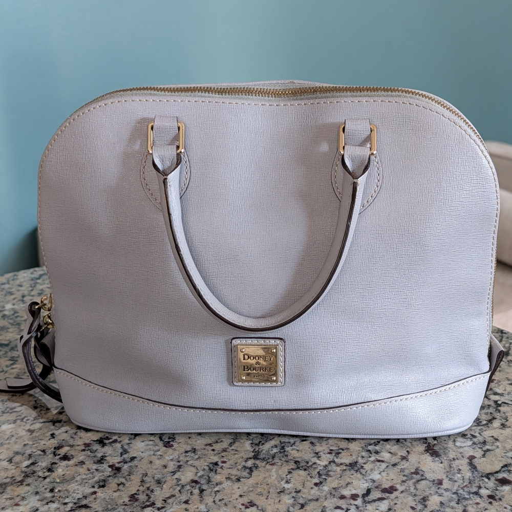Dooney & Bourke Gray Satchel Bag